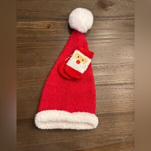 Santa Hat & Sock Set